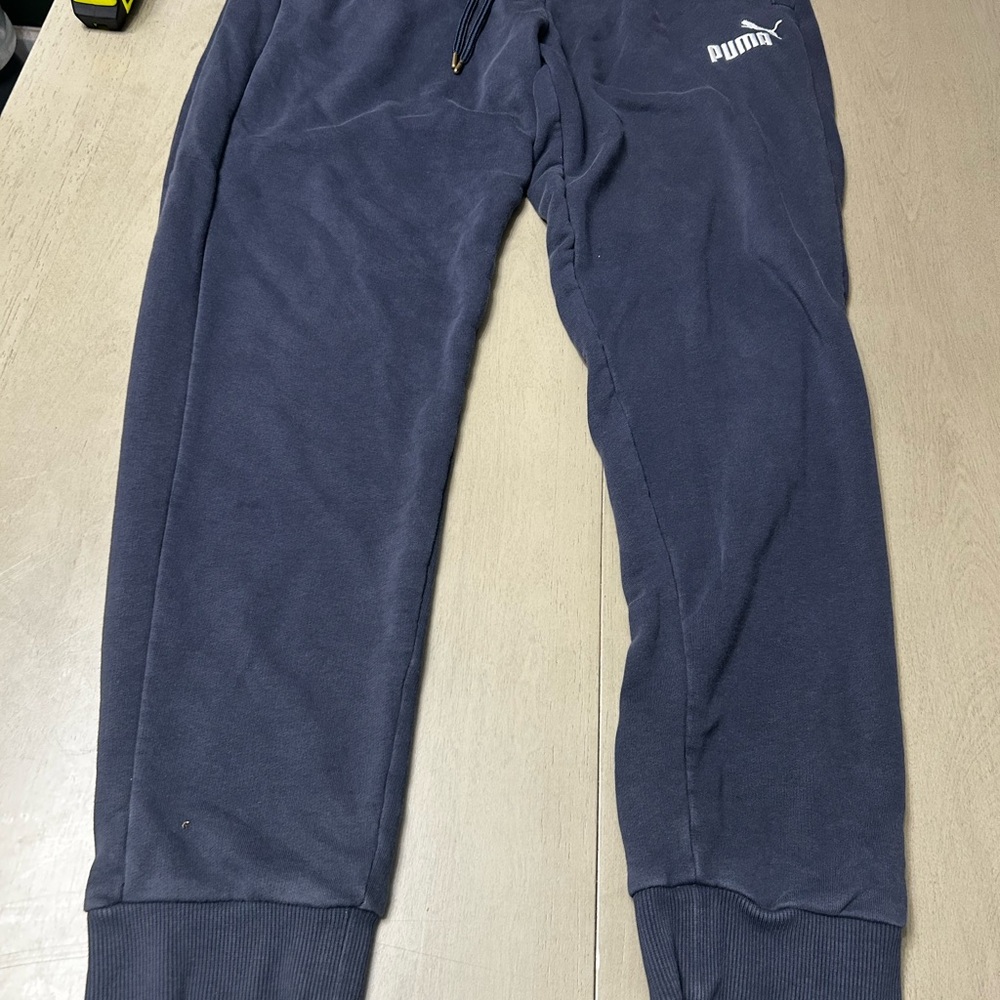 Puma Dark Blue Joggers size medium